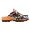 [Sex & Rock'n'Roll] Lukas Clogs Herren mit biegsamer nachhaltiger holzsohle, der bestseller, farbe: sex & rock'n'roll (multicolor), holzclogs woody, woody schuhe, woody shoes, handgemachte holzschuhe aus österreich, kärnten