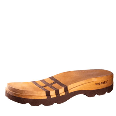 The flexible woody wooden sole - sole replacement, Sohlentausch, Neubesohlung mit der biegsamen woody Holzsohle