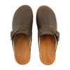 [Caffe] Manu Damen Clog woody Schuhe, Damen Clogs Leder, klassische Clogs für Damen Leder manu, clogs damen mit biegsamer nachhaltiger holzsohle, der bestseller, farbe: caffe (braun), holzclogs woody, woody schuhe, woody shoes, handgemachte holzschuhe aus österreich, kärnten