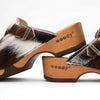 [Natur Fell] Manu Fell Damen Clog, fellclogs, clogs damen mit biegsamer nachhaltiger holzsohle, der bestseller, farbe: fell natur, holzclogs woody, woody schuhe, woody shoes, handgemachte holzschuhe aus österreich, kärnten