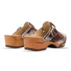 [Natur Fell] Manu Fell Damen Clog, fellclogs, clogs damen mit biegsamer nachhaltiger holzsohle, der bestseller, farbe: fell natur, holzclogs woody, woody schuhe, woody shoes, handgemachte holzschuhe aus österreich, kärnten