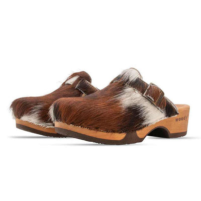 [Natur Fell] Manu Fell Damen Clog, fellclogs, clogs damen mit biegsamer nachhaltiger holzsohle, der bestseller, farbe: fell natur, holzclogs woody, woody schuhe, woody shoes, handgemachte holzschuhe aus österreich, kärnten