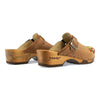 [Tabacco] Manu Kärnten Damen Clog mit stick und biegsamer nachhaltiger holzsohle, der bestseller, farbe: tabacco-braun, holzclogs woody, woody schuhe, woody shoes, handgemachte holzschuhe aus österreich, kärnten