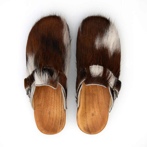 [Natur Fell] Manu Fell Damen Clog, fellclogs, clogs damen mit biegsamer nachhaltiger holzsohle, der bestseller, farbe: fell natur, holzclogs woody, woody schuhe, woody shoes, handgemachte holzschuhe aus österreich, kärnten