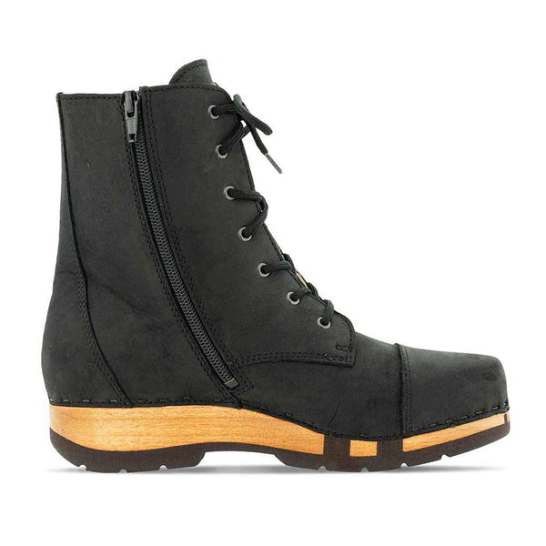 [Nero] Mara Damen Clog Stiefelette woody, farbe: nero (schwarz)