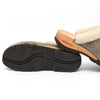 [Sand] Marie gefütterter Damen Clog, gefütterter damen clog mit biegsamer nachhaltiger holzsohle, lammfellfutter und kragen, farbe: sand, holzclogs woody, woody schuhe, woody shoes, handgemachte holzschuhe aus österreich, kärnten