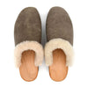 [Sand] Marie gefütterter Damen Clog, gefütterter damen clog mit biegsamer nachhaltiger holzsohle, lammfellfutter und kragen, farbe: sand, holzclogs woody, woody schuhe, woody shoes, handgemachte holzschuhe aus österreich, kärnten