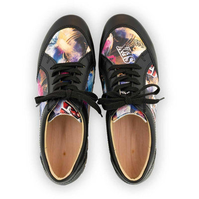[Sex & Rock'n'Roll] Mary Damen Clog Sneaker Schwarz Leopard Damenclogs Sneaker woody Schuhe. mary-farbe: sex and rock'n'roll (multicolor)-schwarz_sneaker-damen-woody-holzschuhe
