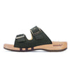 [Schwarz] Max Herren Clog Pantolette mit biegsamer nachhaltiger holzsohle, der bestseller, farbe: nero-schwarz, holzclogs woody, woody schuhe, woody shoes, handgemachte holzschuhe aus österreich, kärnten