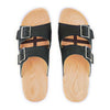 [Schwarz] Max Herren Clog Pantolette mit biegsamer nachhaltiger holzsohle, der bestseller, farbe: nero-schwarz, holzclogs woody, woody schuhe, woody shoes, handgemachte holzschuhe aus österreich, kärnten