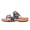 [Sex & Rock'n'Roll] Max Herren Clog Pantolette mit biegsamer nachhaltiger holzsohle, der bestseller, farbe: sex & rock'n'roll (multicolor), holzclogs woody, woody schuhe, woody shoes, handgemachte holzschuhe aus österreich, kärnten