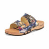 [Sex & Rock'n'Roll] Max Herren Clog Pantolette mit biegsamer nachhaltiger holzsohle, der bestseller, farbe: sex & rock'n'roll (multicolor), holzclogs woody, woody schuhe, woody shoes, handgemachte holzschuhe aus österreich, kärnten