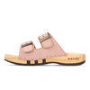 Maxima Damen Clog, pantoletten clogs damen mit biegsamer nachhaltiger holzsohle, der bestseller, farbe: confeto, holzclogs woody, woody schuhe, woody shoes, handgemachte holzschuhe aus österreich, kärnten