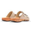 Maxima Damen Clog [Creme] maxima, pantoletten clogs damen mit biegsamer nachhaltiger holzsohle, der bestseller, farbe: creme, holzclogs woody, woody schuhe, woody shoes, handgemachte holzschuhe aus österreich, kärnten