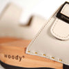 Maxima Damen Clog [Creme] maxima, pantoletten clogs damen mit biegsamer nachhaltiger holzsohle, der bestseller, farbe: creme, holzclogs woody, woody schuhe, woody shoes, handgemachte holzschuhe aus österreich, kärnten