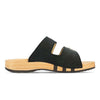 Maxima Damen Clog [Nero] maxima, pantoletten clogs damen mit biegsamer nachhaltiger holzsohle, der bestseller, farbe: nero, holzclogs woody, woody schuhe, woody shoes, handgemachte holzschuhe aus österreich, kärnten