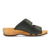 [Schwarz] Melanie Damen Clog Pantolette mit biegsamer nachhaltiger holzsohle, der bestseller, farbe: schwarz, holzclogs woody, woody schuhe, woody shoes, handgemachte holzschuhe aus österreich, kärnten