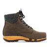 [Caffe] Mona Damen Clog Stiefelette mit biegsamer nachhaltiger holzsohle, farbe: caffe-braun, holzclogs woody schuhe, woody shoes, handgemachte holzschuhe aus österreich kärnten