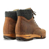 [Tabacco] Mona Damen Clog Stiefelette mit biegsamer nachhaltiger holzsohle, farbe: tabacco-braun, holzclogs woody schuhe, woody shoes, handgemachte holzschuhe aus österreich kärnten
