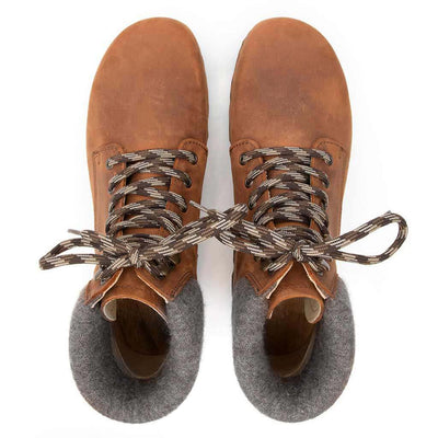 [Tabacco] Moritz Herren Clog Boots mit biegsamer nachhaltiger holzsohle, farbe: tabacco (braun), holzclogs woody schuhe, woody shoes, handgemachte holzschuhe aus österreich kärnten