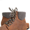 [Tabacco] Moritz Herren Clog Boots mit biegsamer nachhaltiger holzsohle, farbe: tabacco (braun), holzclogs woody schuhe, woody shoes, handgemachte holzschuhe aus österreich kärnten