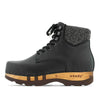 [Cervo Nero] Moritz Herren Clog Boots mit biegsamer nachhaltiger holzsohle, farbe: cervo nero schwarz, holzclogs woody schuhe, woody shoes, handgemachte holzschuhe aus österreich kärnten