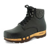 [Cervo Nero] Moritz Herren Clog Boots mit biegsamer nachhaltiger holzsohle, farbe: cervo nero schwarz, holzclogs woody schuhe, woody shoes, handgemachte holzschuhe aus österreich kärnten