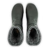 [Cervo Nero] Nena Damen Clog Stiefelette mit biegsamer nachhaltiger holzsohle, farbe: cerv nero (schwarz), holzclogs woody schuhe, woody shoes, handgemachte holzschuhe aus österreich kärnten
