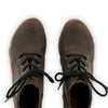 [Caffe] Nora Clog Ankle Boots, clog stiefelette mit absatz, damen stiefel mit biegsamer nachhaltiger holzsohle, der bestseller, holzclogs woody, woody schuhe, woody shoes, handgemachte holzschuhe aus österreich, kärnten, farbe: caffe (braun)