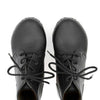[Nero Glattleder] Nora Clog Ankle Boots, Stiefelette woddy Schuhe. Damen Stiefeletten kaufen, clog boots damen stiefel mit biegsamer nachhaltiger holzsohle. Damenclogs, Damen Clogs - Clogs Damen. Holzschuhe für Damen, Damen Clogs, Holzclogs, Damen Pantoletten mit Holzsohle. Holz Schuhe, Clog, Farbe: Nero Glattleder (schwarz)