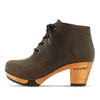 [Caffe] Nora Clog Ankle Boots, clog stiefelette mit absatz, damen stiefel mit biegsamer nachhaltiger holzsohle, der bestseller, holzclogs woody, woody schuhe, woody shoes, handgemachte holzschuhe aus österreich, kärnten, farbe: caffe (braun)