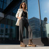 [Caffe] Olga Damen Clog Stiefelette mit biegsamer nachhaltiger holzsohle, farbe: caffe, holzclogs woody, woody schuhe, woody shoes, handgemachte holzschuhe aus österreich, kärnten