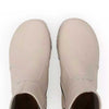 [Creme] Olga Damen Clog Stiefelette mit biegsamer nachhaltiger holzsohle, farbe: creme (naturweiss), holzclogs woody, woody schuhe, woody shoes, handgemachte holzschuhe aus österreich, kärnten