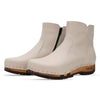 [Creme] Olga Damen Clog Stiefelette mit biegsamer nachhaltiger holzsohle, farbe: creme (naturweiss), holzclogs woody, woody schuhe, woody shoes, handgemachte holzschuhe aus österreich, kärnten