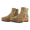 [Wildcat] Olga Damen Clog Stiefelette mit biegsamer nachhaltiger holzsohle, holzclogs woody, woody schuhe, woody shoes, handgemachte holzschuhe aus österreich, kärnten, farbe: wildcat (animal print)