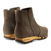 [Caffe] Olga Damen Clog Stiefelette mit biegsamer nachhaltiger holzsohle, farbe: caffe, holzclogs woody, woody schuhe, woody shoes, handgemachte holzschuhe aus österreich, kärnten