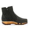 [Nero] Olga Damen Clog Stiefelette mit biegsamer nachhaltiger holzsohle, farbe: nero (schwarz), holzclogs woody, woody schuhe, woody shoes, handgemachte holzschuhe aus österreich, kärnten