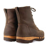 [Caffe] Pascal Herren Clog Stiefel mit biegsamer nachhaltiger holzsohle, farbe: caffe braun, holzclogs woody schuhe, woody shoes, handgemachte holzschuhe aus österreich kärnten