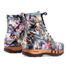 [Sex & Rock'n'Roll] Pascal Herren Clog Stiefel mit biegsamer nachhaltiger holzsohle, holzclogs woody schuhe, woody shoes, handgemachte holzschuhe aus österreich kärnten, farbe: Sex & Rock'n'Roll (multicolor)
