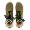 [Olivia] Pascal Herren Clog Stiefel mit biegsamer nachhaltiger holzsohle, farbe: olivia gruen, holzclogs woody schuhe, woody shoes, handgemachte holzschuhe aus österreich kärnten