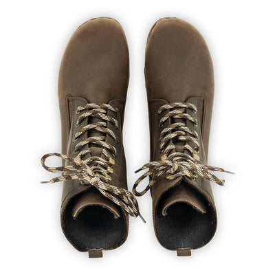 [Caffe] Paul Herren Clog Stiefel mit biegsamer Sohle aus nachhaltigem Weidenholz, Farbe: caffe (kaffeebraun)