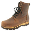 [Tabacco] Paul Herren Clog Stiefel mit biegsamer Sohle aus nachhaltigem Weidenholz, Farbe: tabacco (tabakbraun)