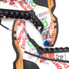 [Showtime] Ramona Clog Stiefel von woody Schuhe. Damen Stiefel mit hohem Schaft bestellen. Holzclog Stiefel. Holzstiefel. Stiefel für Damen handgemacht. Handgemachte Stiefel kaufen., farbe: showtime (multicolor-print)