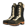 [Cocco Gold-Alaska Gold] Ramona Fell Damen Clog Stiefel, farbe: cocco gold - alaska gold. stiefel, winterclog, winterclogs. damenstiefel clogs weiss. damen fellschuhe bestellen, fellclogs, weisse fellstiefel mit holzschuhe, holzclogs fell kaufen.