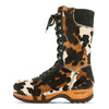 [Fell Kombi] Ramona Fell Damen Clog Stiefel im Leopard Design. Holzschuhe Damen, Damenstiefel clogs damen ramona fell, farbe: fell kombi (Kuhfell-Print). stiefel, winterclog, winterclogs. damenstiefel clogs weiss. damen fellschuhe bestellen, fellclogs, weisse fellstiefel mit holzschuhe, holzclogs fell kaufen.