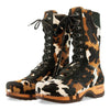 [Fell Kombi] Ramona Fell Damen Clog Stiefel im Leopard Design. Holzschuhe Damen, Damenstiefel clogs damen ramona fell, farbe: fell kombi (Kuhfell-Print). stiefel, winterclog, winterclogs. damenstiefel clogs weiss. damen fellschuhe bestellen, fellclogs, weisse fellstiefel mit holzschuhe, holzclogs fell kaufen.
