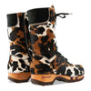 [Fell Kombi] Ramona Fell Damen Clog Stiefel im Leopard Design. Holzschuhe Damen, Damenstiefel clogs damen ramona fell, farbe: fell kombi (Kuhfell-Print). stiefel, winterclog, winterclogs. damenstiefel clogs weiss. damen fellschuhe bestellen, fellclogs, weisse fellstiefel mit holzschuhe, holzclogs fell kaufen.