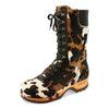 [Fell Kombi] Ramona Fell Damen Clog Stiefel im Leopard Design. Holzschuhe Damen, Damenstiefel clogs damen ramona fell, farbe: fell kombi (Kuhfell-Print). stiefel, winterclog, winterclogs. damenstiefel clogs weiss. damen fellschuhe bestellen, fellclogs, weisse fellstiefel mit holzschuhe, holzclogs fell kaufen.