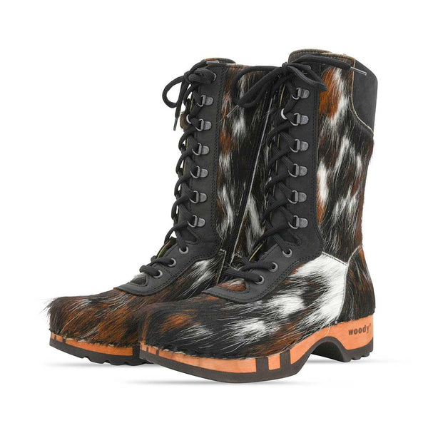 [Fell Natur] Ramona Fell Damen Clog Stiefel, farbe: Naturfell. stiefel, winterclog, winterclogs. damenstiefel clogs. damen fellschuhe bestellen, fellclogs, weisse fellstiefel mit holzschuhe, holzclogs fell kaufen.