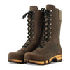 [Caffe] Ramona Clog Stiefel von woody Schuhe. Damen Stiefel mit hohem Schaft bestellen. Holzclog Stiefel. Holzstiefel. Stiefel für Damen handgemacht. Handgemachte Stiefel kaufen., farbe: caffe (schwarz)Ramona von woody Schuhe. Damen Stiefel mit hohem Schaft bestellen. Holzclog